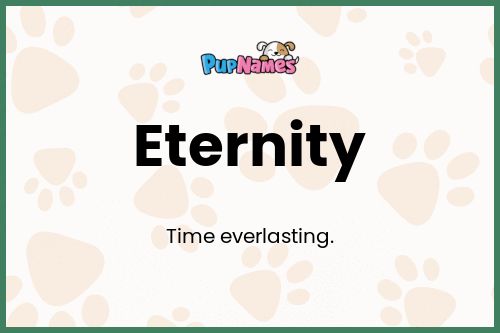 Eternity dog name meaning