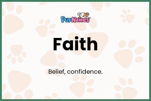 Faith dog name meaning