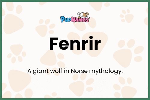 Fenrir dog name meaning