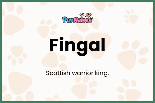 Fingal dog name meaning