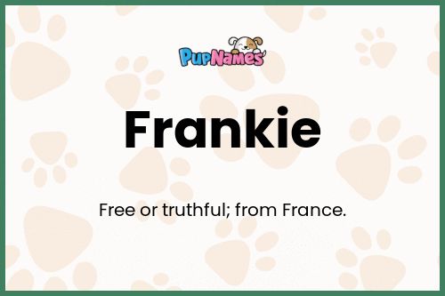 Frankie dog name meaning