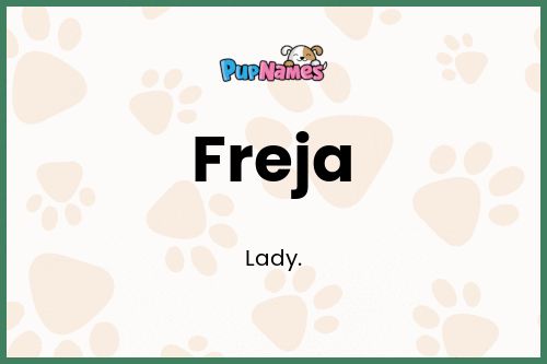 Freja dog name meaning