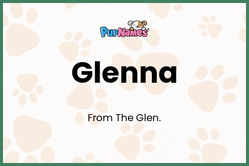 Glenna dog name meaning