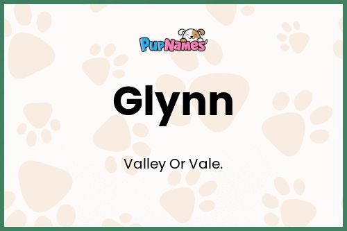 Glynn dog name meaning