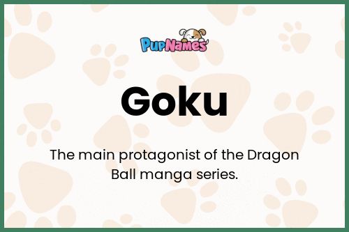 Goku dog name meaning