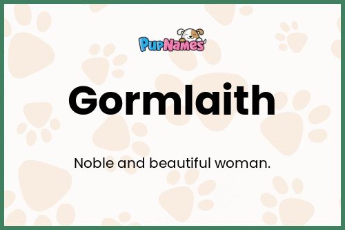 Gormlaith dog name meaning