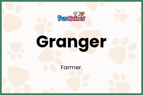 Granger dog name meaning