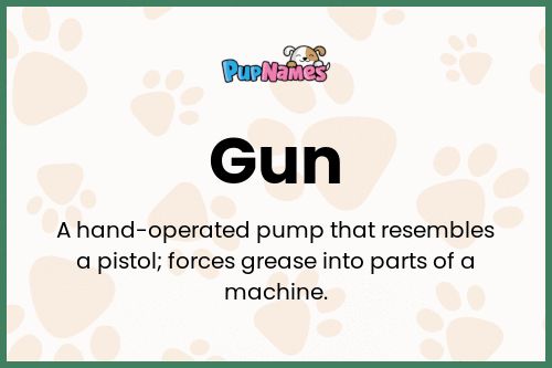 Gun dog name meaning