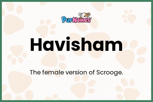 Havisham dog name meaning