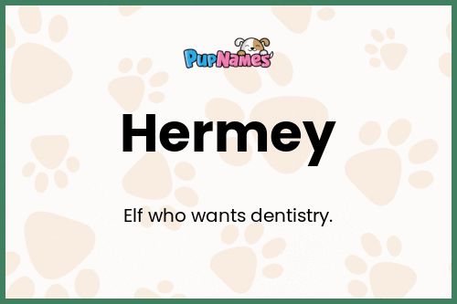 Hermey dog name meaning