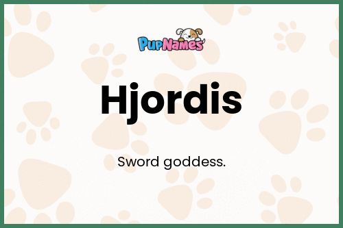 Hjordis dog name meaning