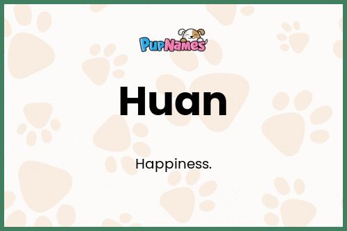 Huan dog name meaning