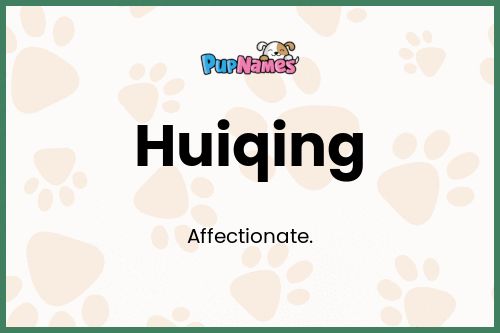 Huiqing dog name meaning