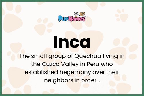 Inca dog name meaning