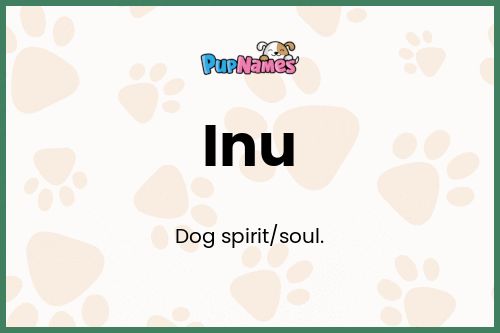 Inu dog name meaning