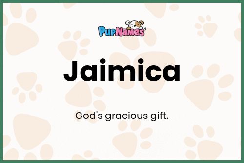 Jaimica dog name meaning