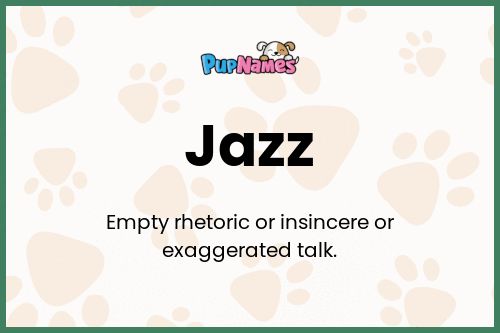 Jazz dog name meaning