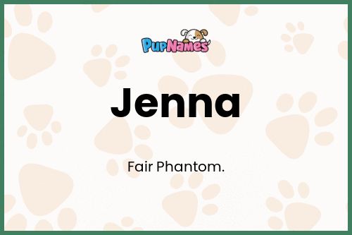 Jenna dog name meaning