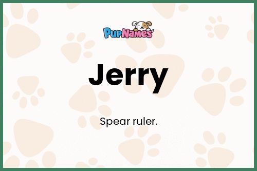 Jerry dog name meaning