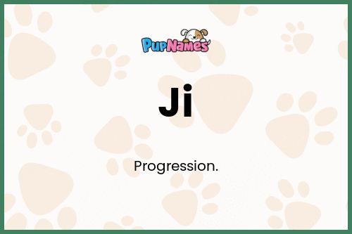 Ji dog name meaning