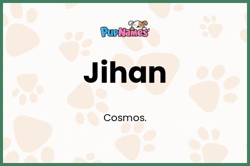 Jihan dog name meaning