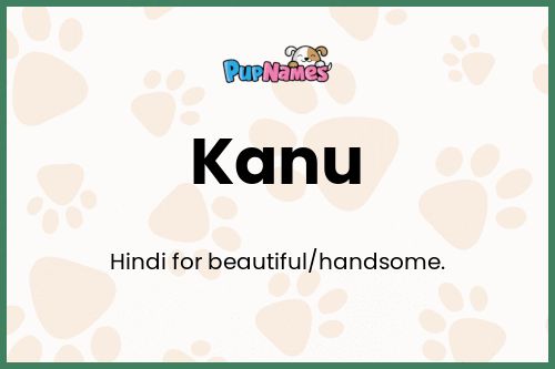 Kanu dog name meaning