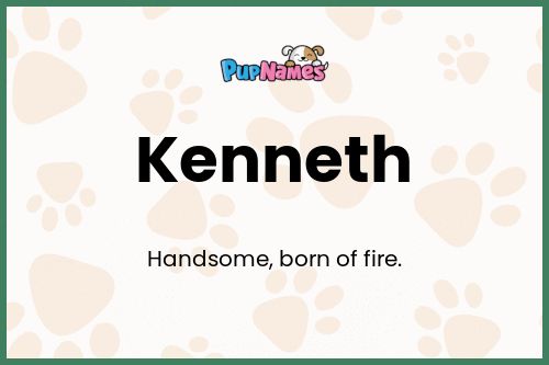 Kenneth dog name meaning