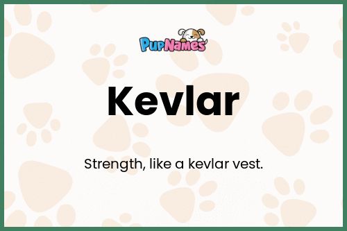 Kevlar dog name meaning