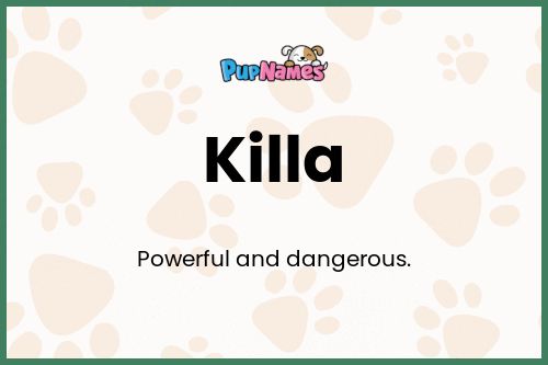 Killa dog name meaning