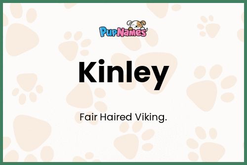 Kinley dog name meaning