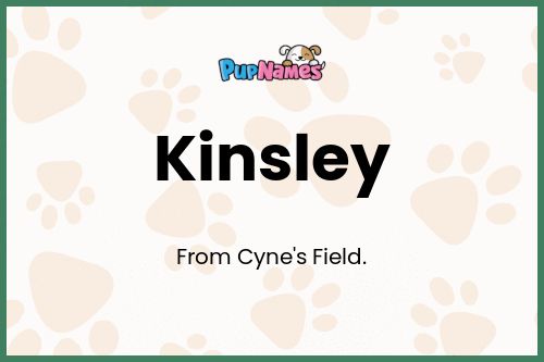 Kinsley dog name meaning