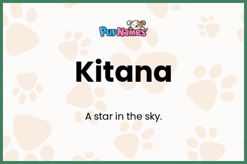 Kitana dog name meaning