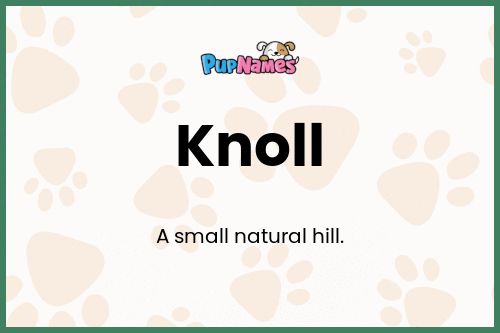 Knoll dog name meaning