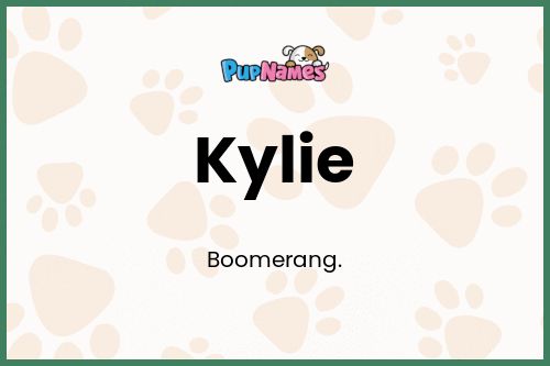 Kylie dog name meaning