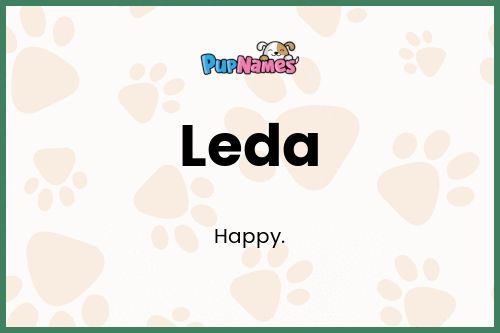 Leda dog name meaning