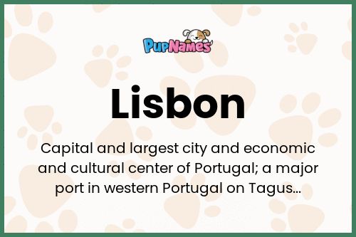 Lisbon dog name meaning