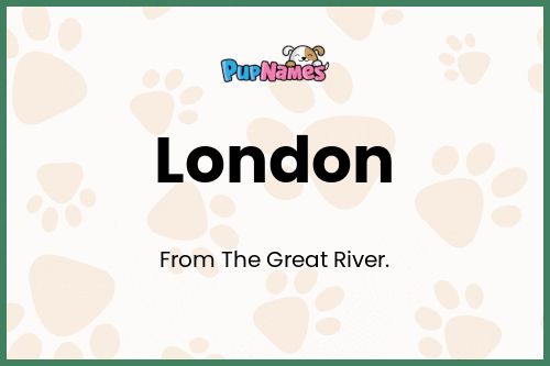 London dog name meaning