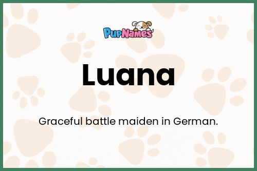 Luana dog name meaning