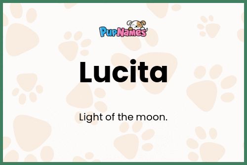 Lucita dog name meaning