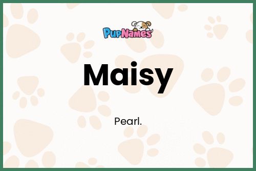 Maisy dog name meaning