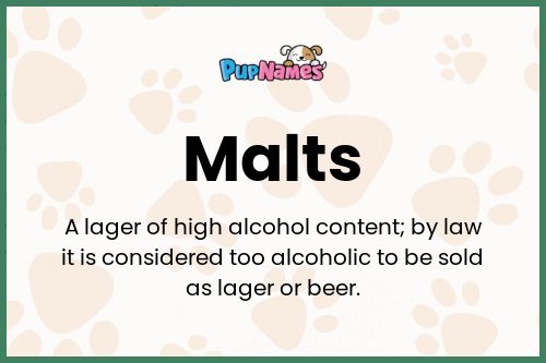 Malts dog name meaning