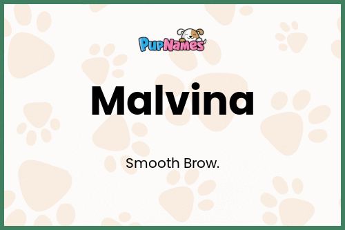 Malvina dog name meaning