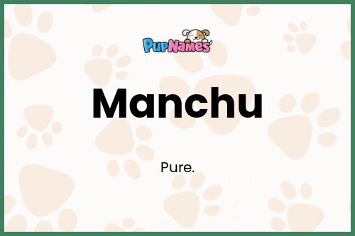 Manchu dog name meaning