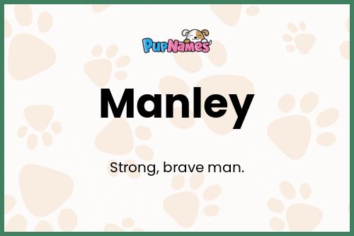 Manley dog name meaning