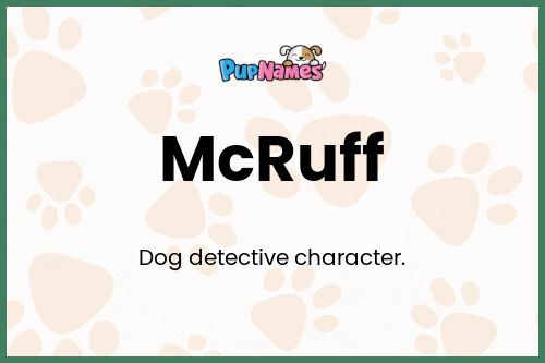 McRuff dog name meaning