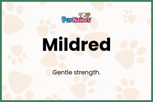 Mildred dog name meaning