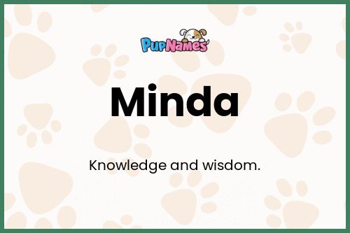 Minda dog name meaning