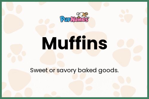 Muffins dog name meaning