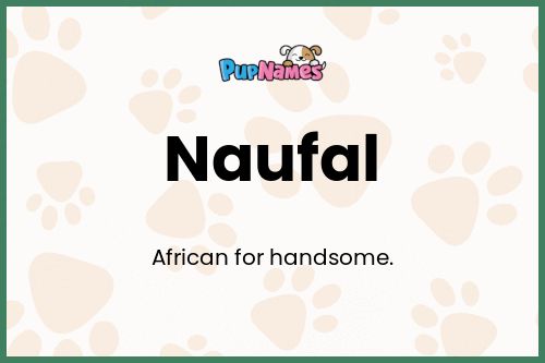 Naufal dog name meaning