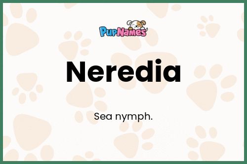 Neredia dog name meaning